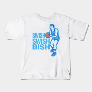 Swish Swish Bish - Trash Talk Basketball Kids T-Shirt